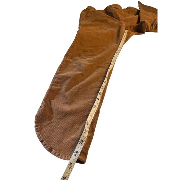 Marine Layer Camel Brown Corduroy Elastic Waistband Pants Size S Womens Casual - Picture 12 of 12